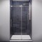Anzzi Leon 48" by 76" Frameless Sliding Shower Door in Brushed Nickel SD-AZ8077-01BN - alternate 1